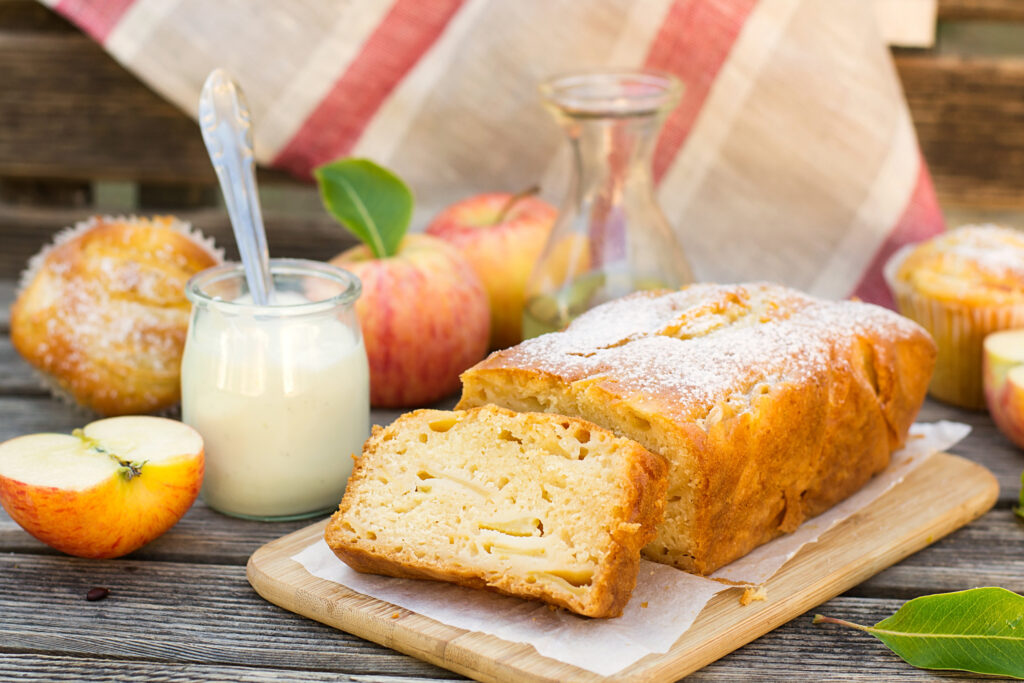 Gâteau au yaourt et pomme