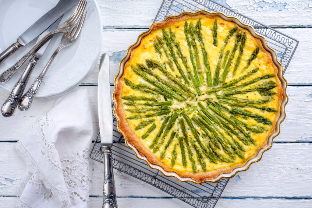 Tarte aux asperges