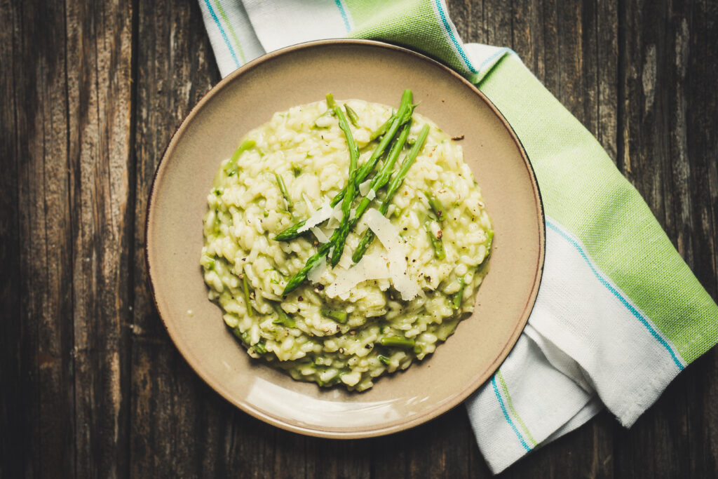 Risotto d&rsquo;asperges vertes