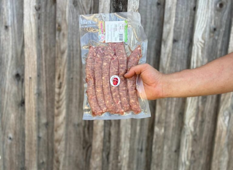 Chipolata aux poivrons - Viande frais - Jardins de Garonne