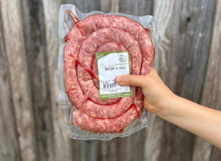 Saucisse - Viande frais - Jardins de Garonne