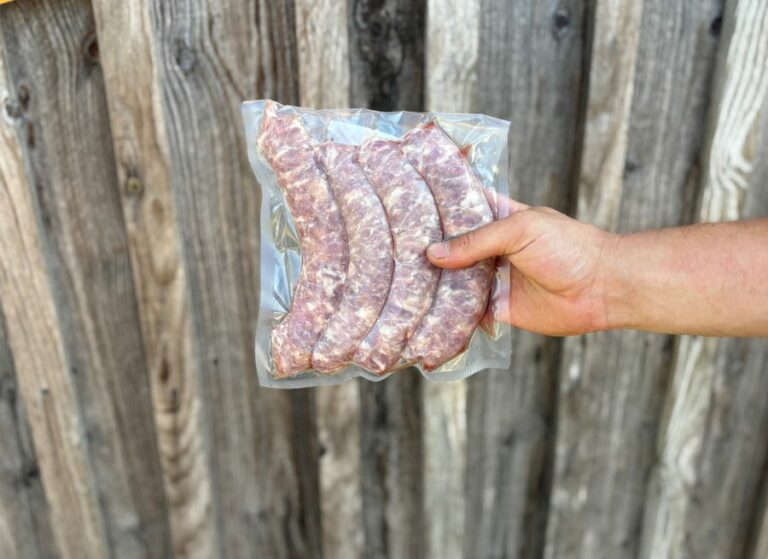 Saussice de porc par 4 unité - Viande frais - Jardins de Garonne