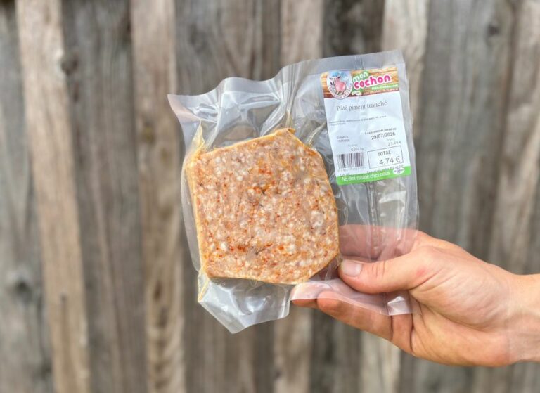 Pâté piment tranché - Viande frais - Jardins de Garonne