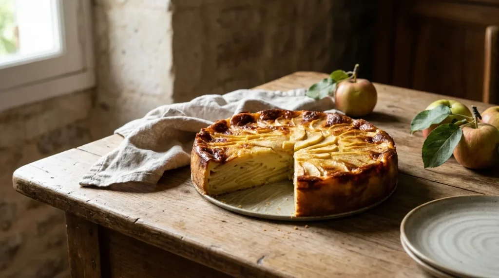 Gâteau invisible aux pommes
