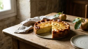 Gâteau invisible aux pommes