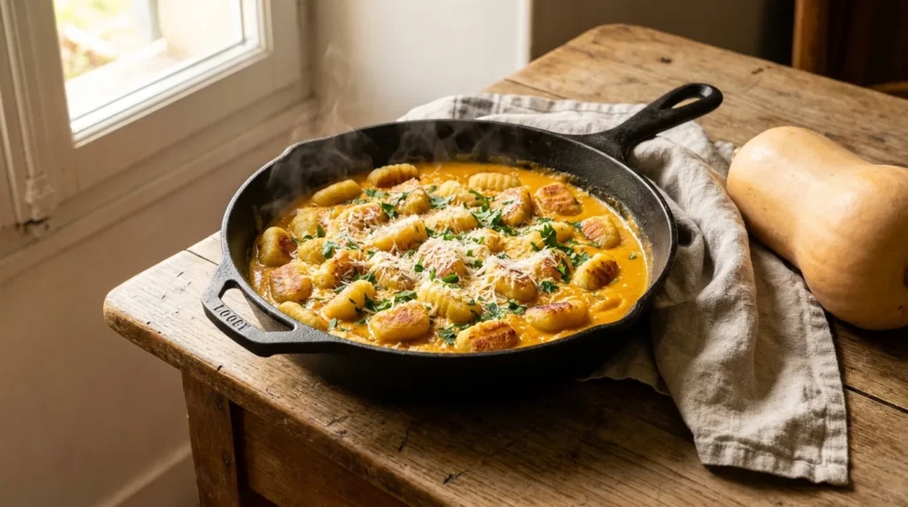 Gnocchis sauce butternut