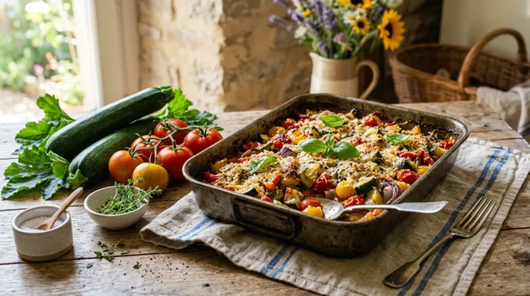 Gratin aux légumes d'été