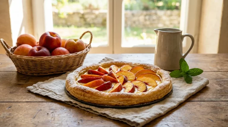 Tarte croustillante aux fruits d'été et crème pâtissière