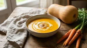 Velouté de courges et carottes