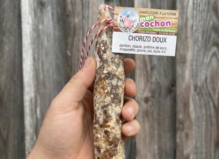 saucisson chorizo doux - Épicerie frais - Jardins de Garonne